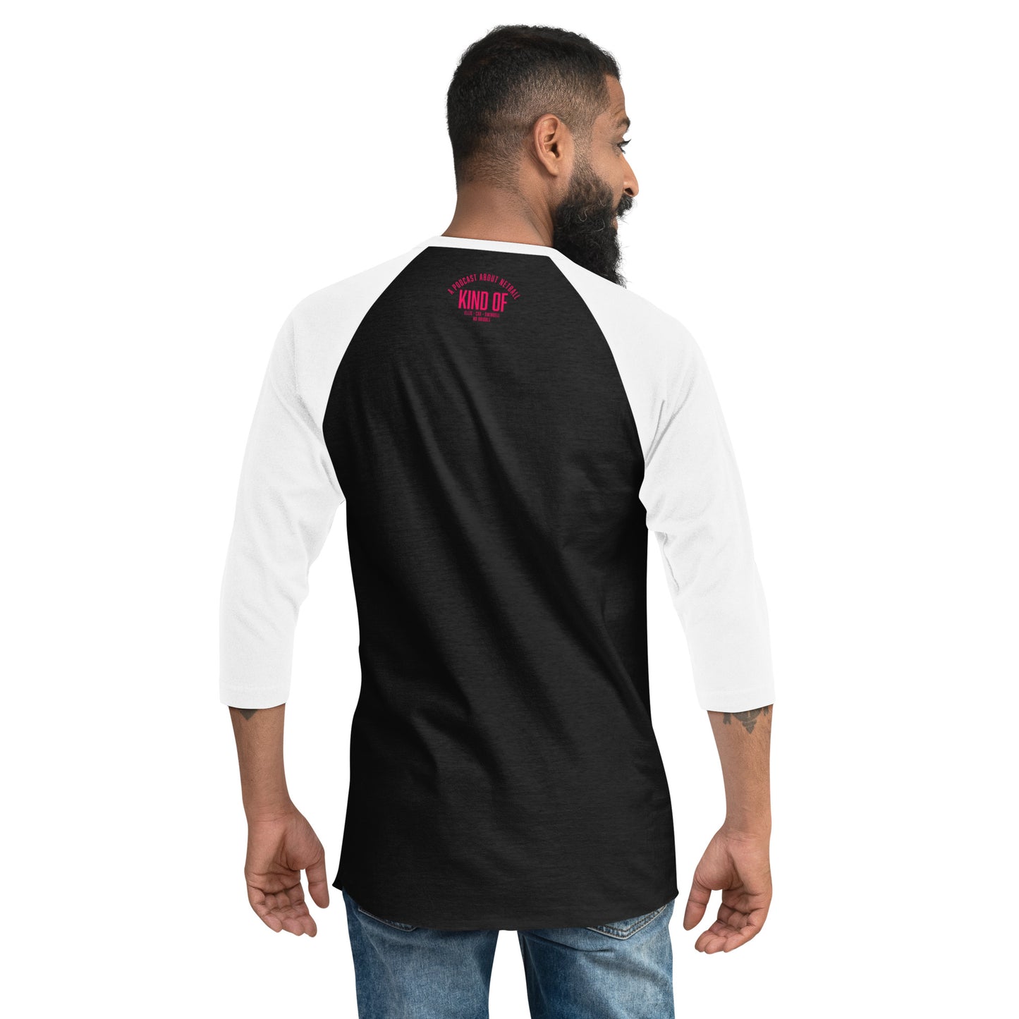 ND Patch 3/4 sleeve raglan shirt
