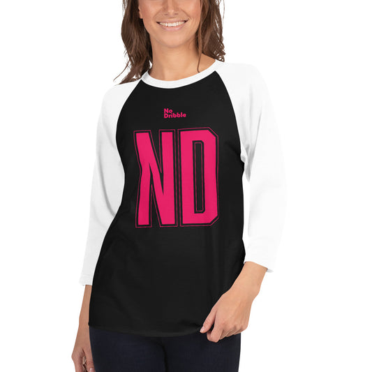 ND Patch 3/4 sleeve raglan shirt