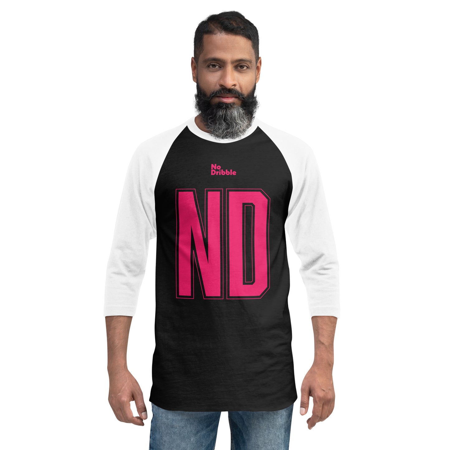 ND Patch 3/4 sleeve raglan shirt